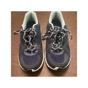 Vionic Tokyo Womens Walking Sneakers Navy/Teal 7.5 Orthotic Support Comfort Shoe